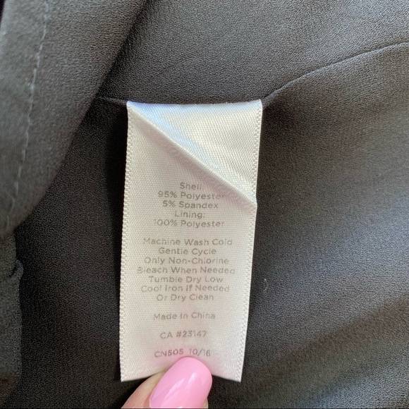 Talbots fit and flare midi dress with v-neckline and ruffle sleeves, petite - Picture 11 of 11